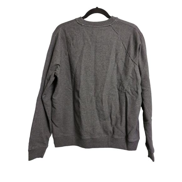 Everlane The Track Crewneck Sweatshirt Heather Gray French Terry Standard M New - Picture 4 of 11